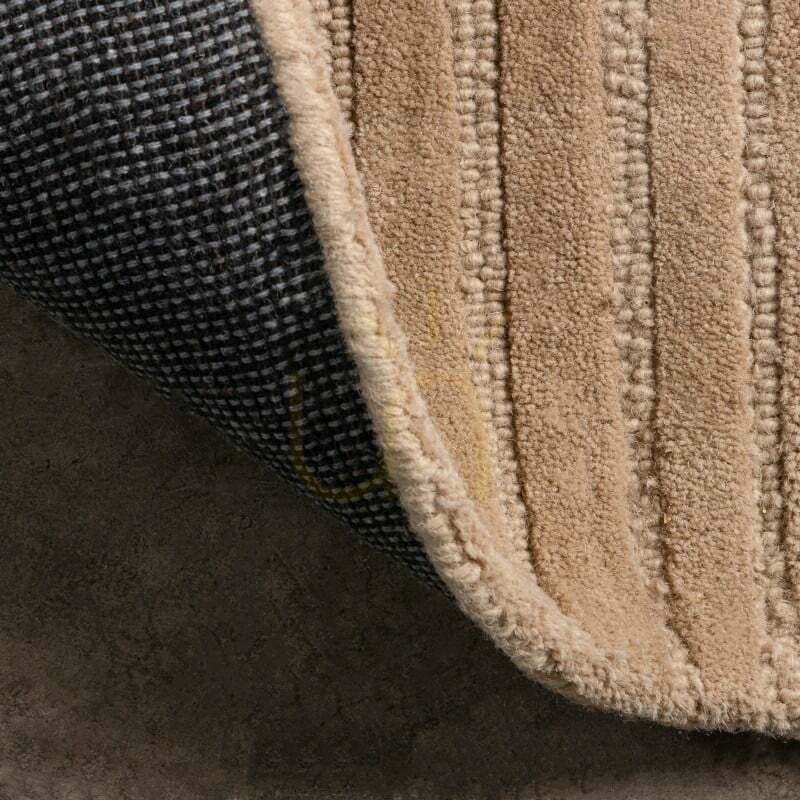 Utsikt MORO rektangulär matta, Arches, tuftad, ull, mörkbeige, Nova Nook MORO rektangulär matta, Arches, tuftad, ull, mörkbeige, Nova Nook