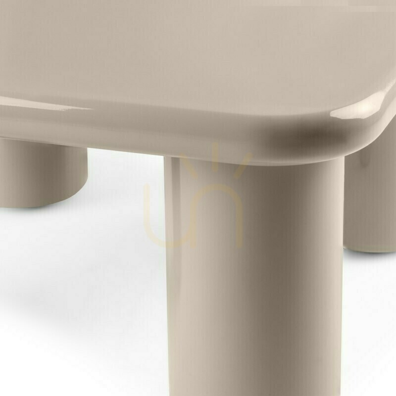 Utsikt MURIEN 70 cm soffbord, mörkbeige, glansig, Nova Nook MURIEN 70 cm soffbord, mörkbeige, glansig, Nova Nook