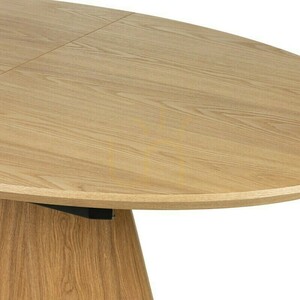 SOLARE utdragbart bord, 160–200 cm, ovalt, naturfinish från Nova Nook small 8