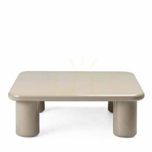 Kontrollera MURIEN 90 cm soffbord, mörkbeige, glansig Nova Nook