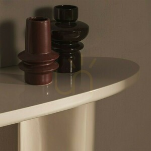 PUREL 120 cm skrivbord/konsol, ljusbeige, glansig, Nova Nook small 3