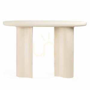 PUREL 120 cm skrivbord/konsol, ljusbeige, glansig, Nova Nook small 0