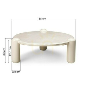 NORREL soffbord, 86 cm, ljusbeige/marmor, glansig Nova Nook 5 NORREL soffbord, 86 cm, ljusbeige/marmor, glansig Nova Nook small 5