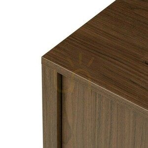 OKU fyrdörrars byrå, ytbehandling ”walnut villa”, rundade Nova Nook-fronter small 4