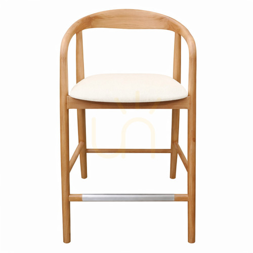 Kontrollera UDVIKA STOOL 2.0 – en träpall med rundade former, i naturvit/krämfärgad nyans från Nova Nook