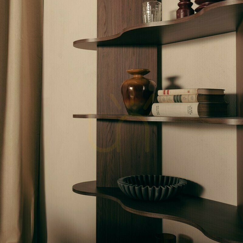 Utsikt RHIO hög hylla, Villa valnöt, Nova Nook Wavy RHIO hög hylla, Villa valnöt, Nova Nook Wavy