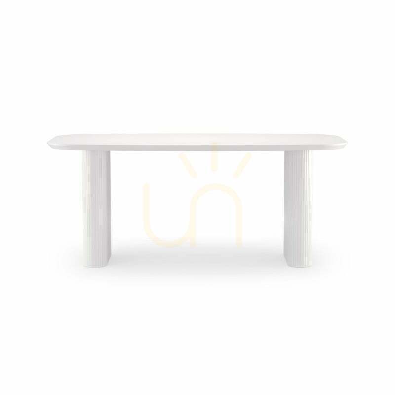 Kontrollera ESILLA matbord, vitt, Nova Nook-ribbor ESILLA matbord, vitt, Nova Nook-ribbor