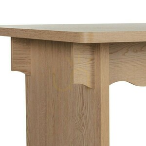 FLLOR utdragbart bord 140–200 cm, Cremona Torro Oak, Nova Nook dekorativt vågmönster small 7