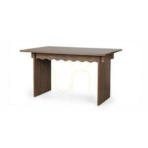 FLLOR utdragbart bord 140–200 cm Lincoln valnöt, dekorativ våg, Nova Nook small 5