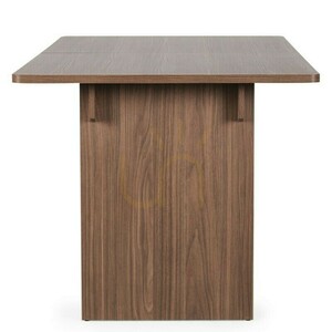 FLLOR utdragbart bord 140–200 cm Lincoln valnöt, dekorativ våg, Nova Nook small 8