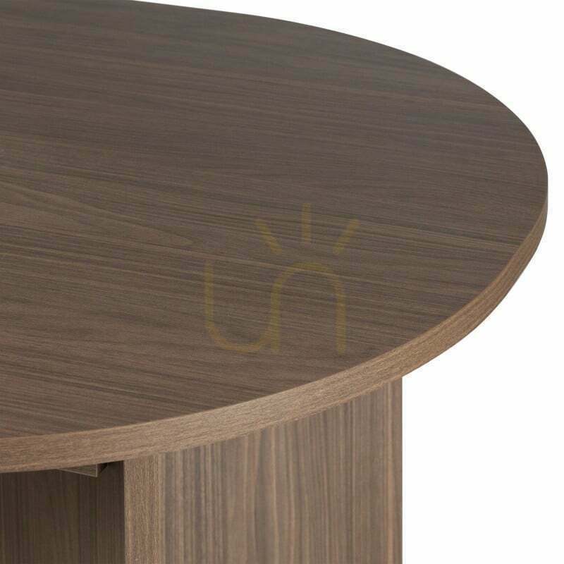 Display MAUT utdragbart bord, 140–200 cm, Lincoln Walnut, Nova Nook oval bordsskiva MAUT utdragbart bord, 140–200 cm, Lincoln Walnut, Nova Nook oval bordsskiva