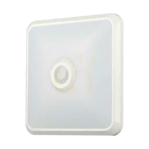 Kontrollera V-TAC VT-81003 vit CREE LED-taklampa 12 W 1100 lm CCT med PIR-sensor 25 cm