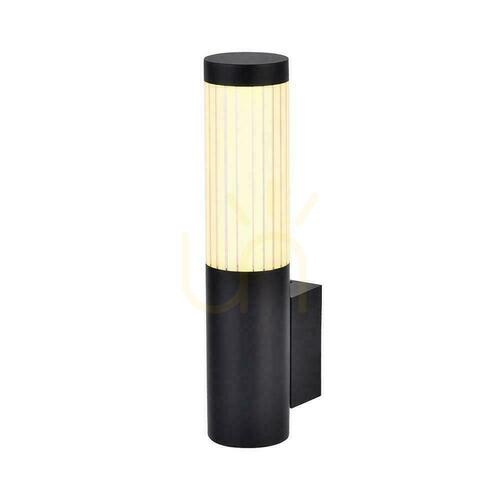 Kontrollera V-TAC LED 8 W IP44 Svart vägglampa för utomhusbruk VT-10179 3000 K 900 lm