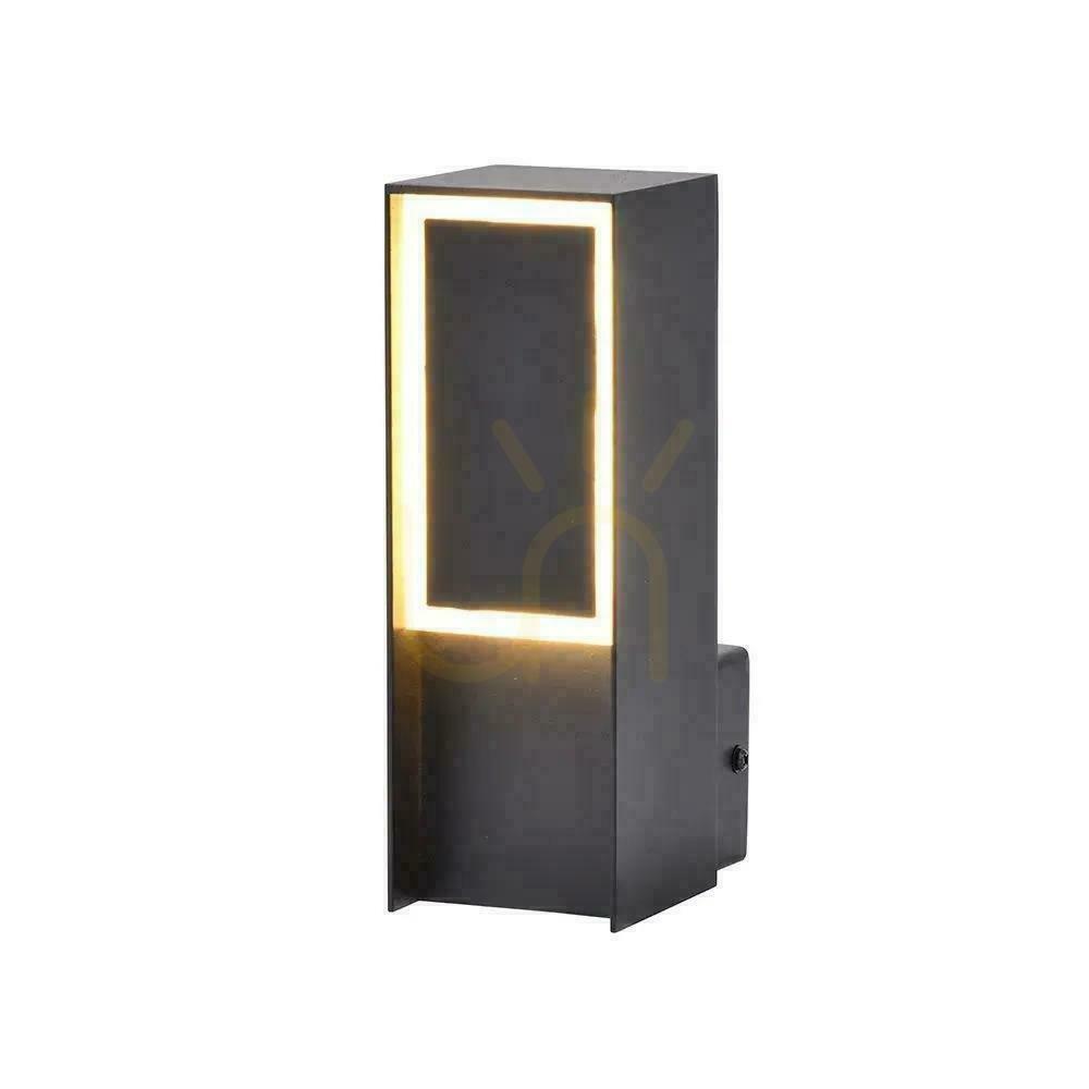 Kontrollera V-TAC LED 5 W IP44 svart vägglampa för utomhusbruk VT-10189 3000 K 700 lm V-TAC LED 5 W IP44 svart vägglampa för utomhusbruk VT-10189 3000 K 700 lm