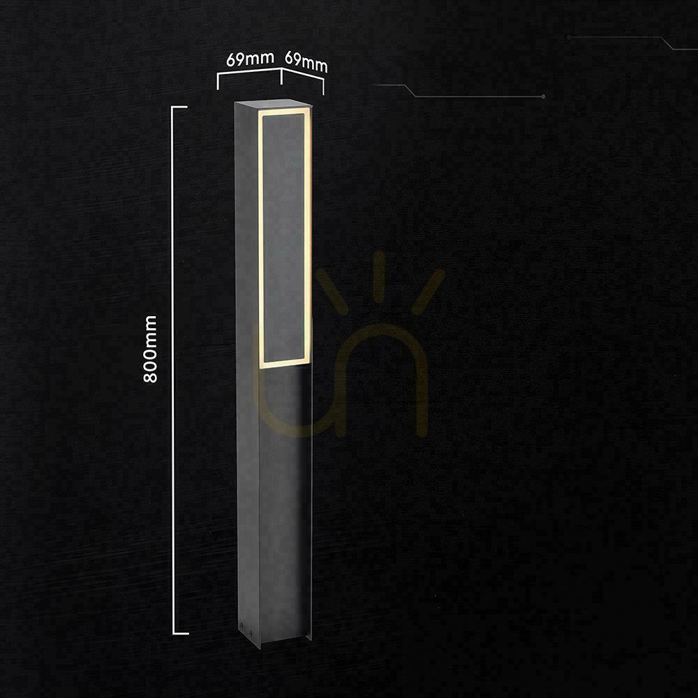 Display V-TAC 80 cm LED 24 W IP54 svart trädgårdsstolplampa VT-10191 3000 K 3400 lm V-TAC 80 cm LED 24 W IP54 svart trädgårdsstolplampa VT-10191 3000 K 3400 lm