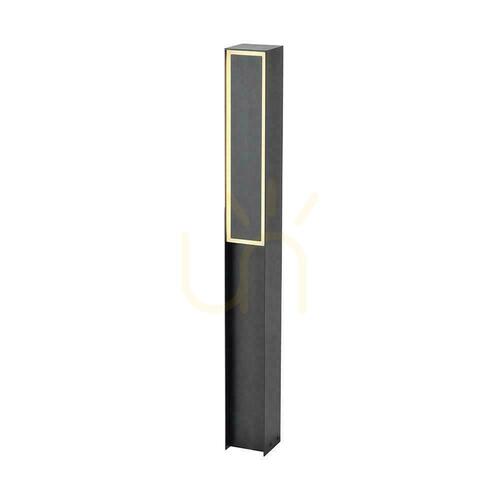 Kontrollera V-TAC 80 cm LED 24 W IP54 svart trädgårdsstolplampa VT-10191 3000 K 3400 lm