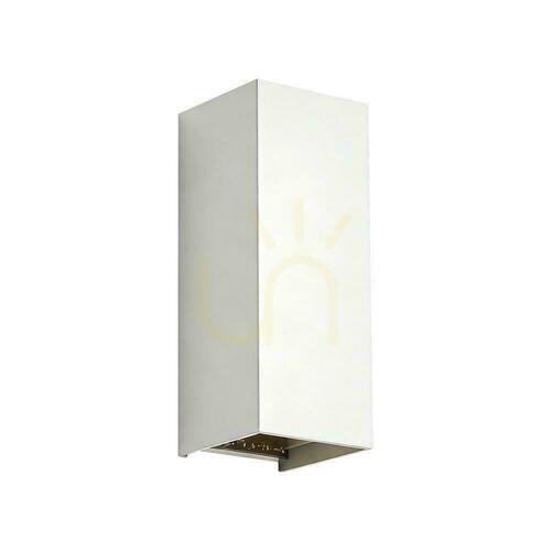 Kontrollera Utomhusvägglampa upp/ner V-TAC VT-120112-W 10W LED 1250lm CCT 3i1 IP65 vit