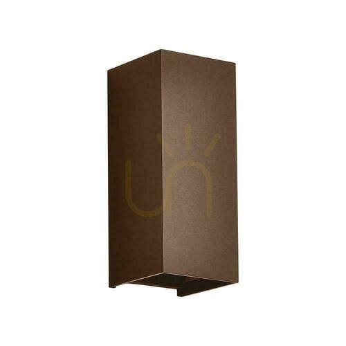 Kontrollera Utomhusvägglampa upp/ner V-TAC VT-120112-C 10W LED 1250lm CCT 3i1 IP65 corten