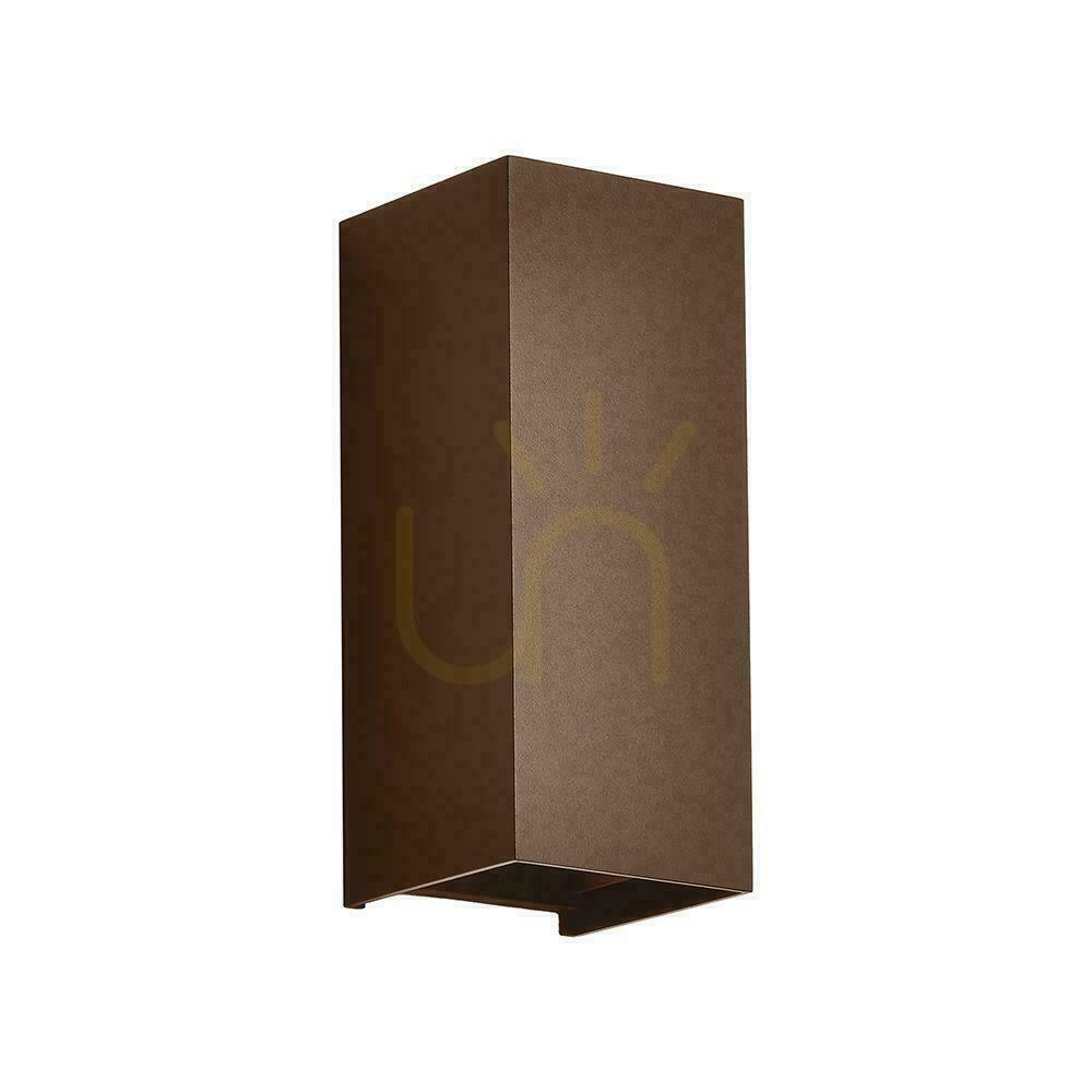Kontrollera V-TAC 10 W LED COB-vägglampa, Corten-brun, IP65, justerbar färgtemperatur (CCT) VT-120112-C 2700 K–3200 K–4000 K 1250 lm V-TAC 10 W LED COB-vägglampa, Corten-brun, IP65, justerbar färgtemperatur (CCT) VT-120112-C 2700 K–3200 K–4000 K 1250 lm