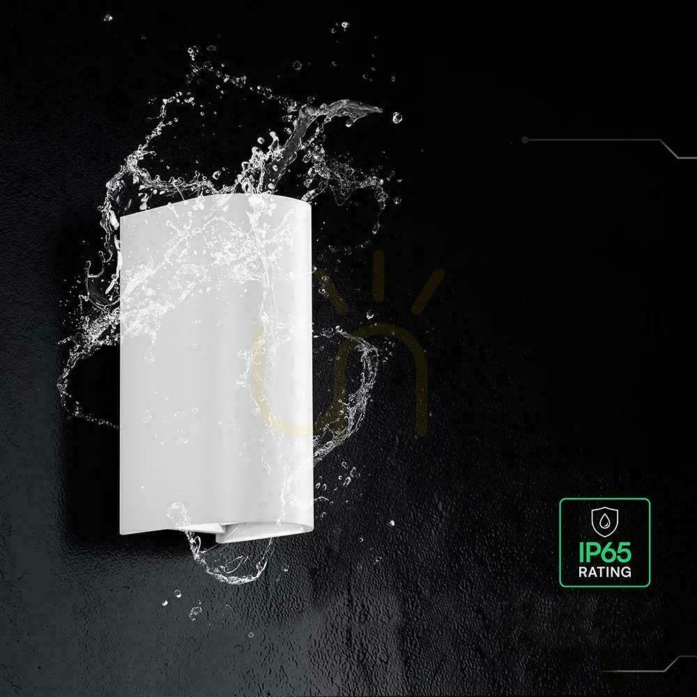 Display V-TAC 10 W LED COB-vägglampa, vit, IP65, justerbar färgtemperatur (VT-120113), 2700 K–3200 K–4000 K, 1250 lm V-TAC 10 W LED COB-vägglampa, vit, IP65, justerbar färgtemperatur (VT-120113), 2700 K–3200 K–4000 K, 1250 lm