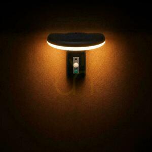 V-TAC 2W LED-trädgårdsvägglampa med solcellsdrift och rörelsesensor, IP54, VT-81018, 3000K, 95 lm, 3 års garanti small 1