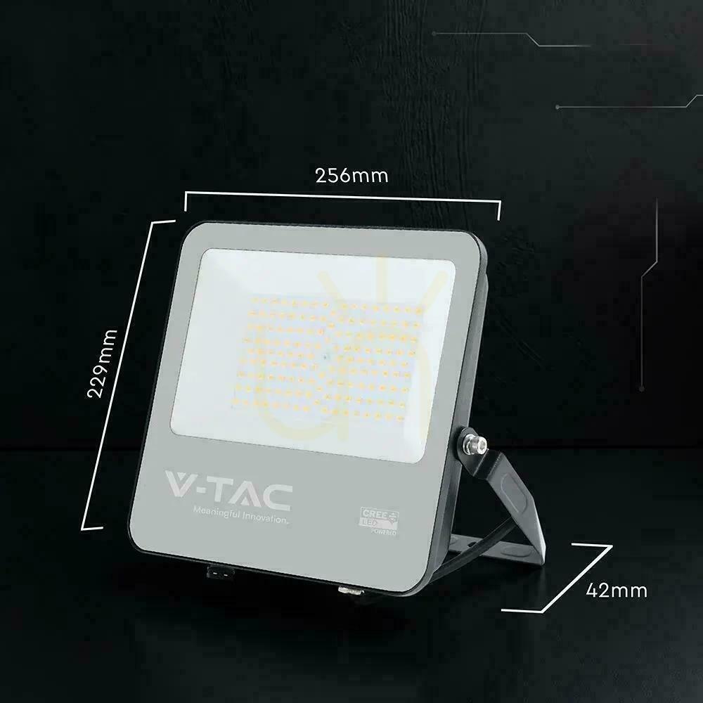 Visa V-TAC CREE CHIP 100 W LED-strålkastare, 185 lm/W, svart, VT-44105, 4000 K, 18 500 lm, 6 års garanti V-TAC CREE CHIP 100 W LED-strålkastare, 185 lm/W, svart, VT-44105, 4000 K, 18 500 lm, 6 års garanti