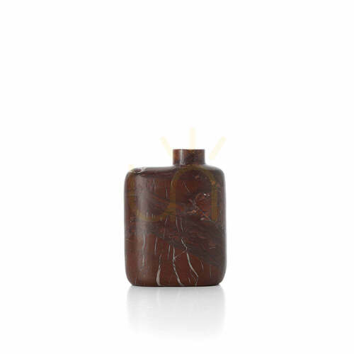 Kontrollera Marmorvas BAZAR BIZAR Rosso Levanto vinröd 17,5 cm