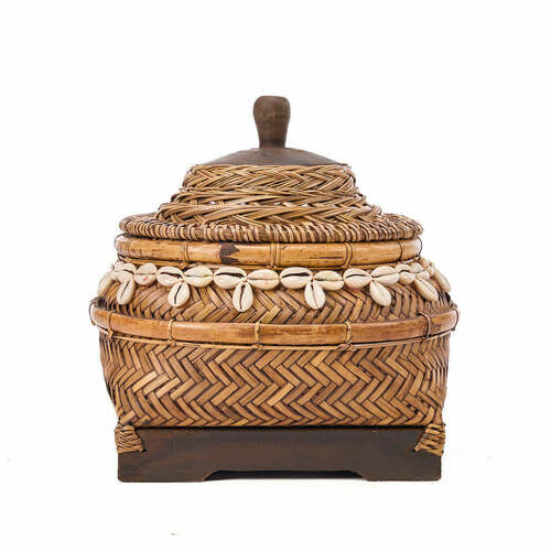 Kontrollera Rottingkorg BAZAR BIZAR Baskets naturbrun 25x25x25 cm