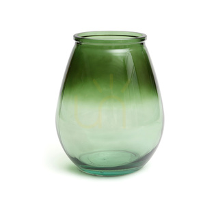 Vas BAZAR BIZAR Grön Glas Glass Collection M small 3