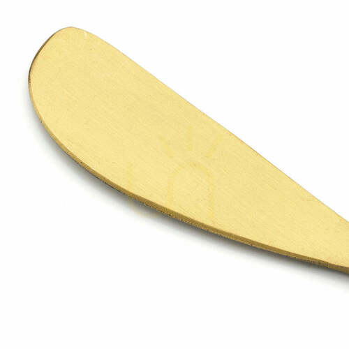 Kontrollera Kniv BAZAR BIZAR i mässing guld 14 cm