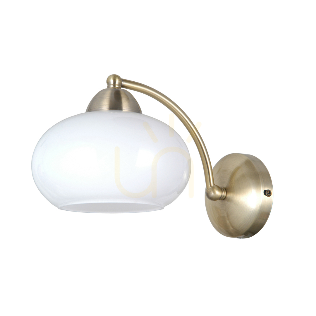 Kontrollera Classic Gold Folte vägglampa E27 Classic Gold Folte vägglampa E27