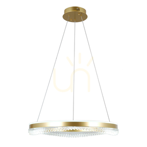 Italux Morte LED-pendellampa i guld, 60 cm, växlingsbar ljusfärg small 3