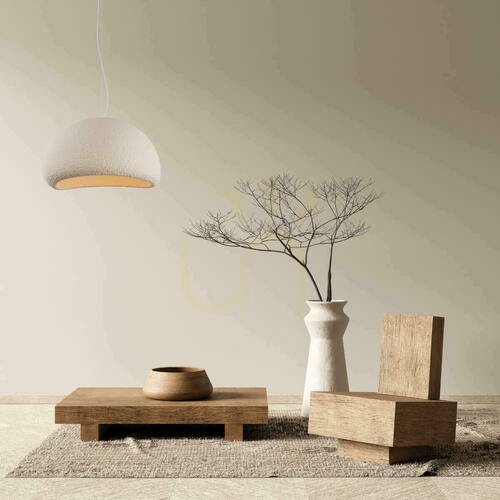 Kontrollera E27-pendellampa, max. 15 W, glasfiber, diameter: 80 cm, ZAMBELIS