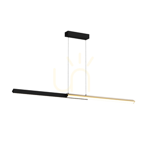 LED-linjelampa för takmontering 44 W 3000 K Triac Sandy Black – mässing ZAMBELIS small 1