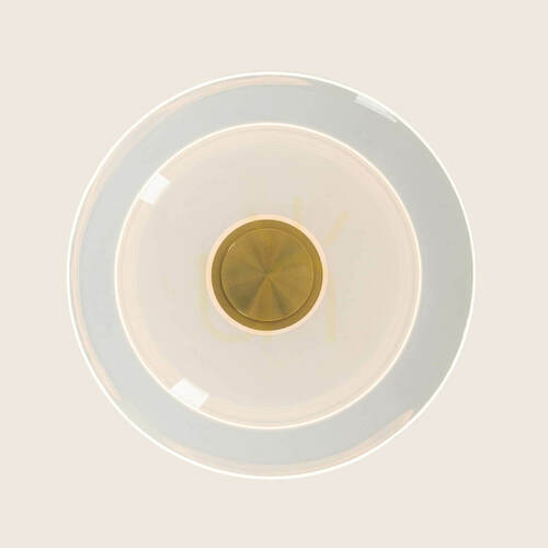 Kontrollera LED-pendellampa 10 W, 3000 K, borstad mässing – klart glas, ZAMBELIS