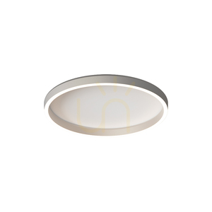 LED-taklampa 27 W, 2700 K–3000 K–4000 K, borstat silver, ZAMBELIS small 1