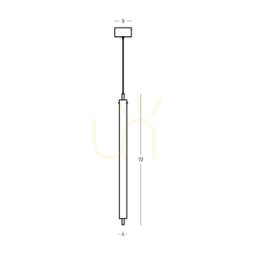Kontrollera LED-pendellampa 20 W, 3000 K, borstat guld, ZAMBELIS