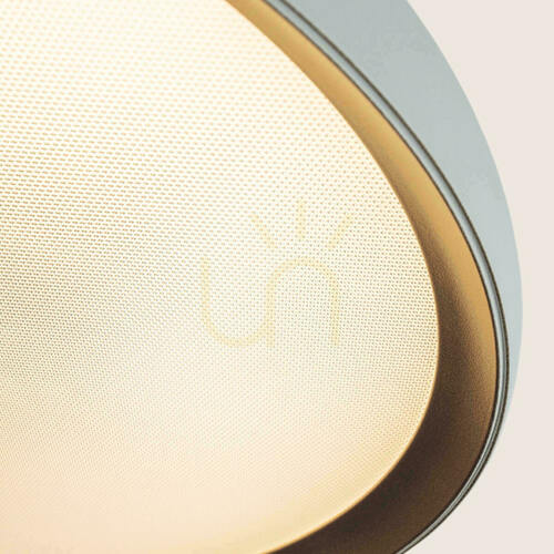 Kontrollera Zambelis 25185 LED-takplafond, mattvit med guldfärgad kant, 40 cm, 20 W, 2700/3000/4000 K