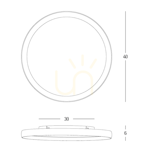 Kontrollera LED-taklampa 20 W 2700 K–3000 K–4000 K Aluminium – Mikroprismatisk akryl, vit matt – Guld ZAMBELIS