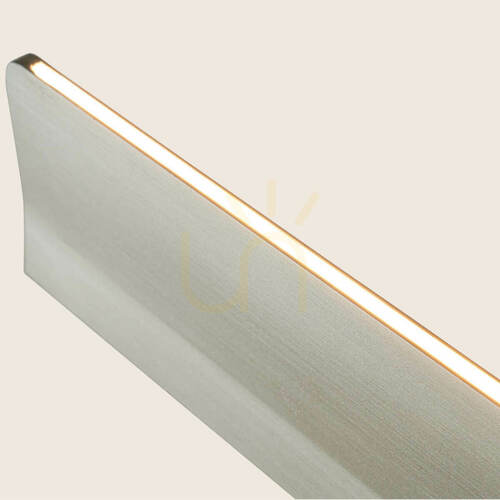 Kontrollera LED-linjelampa, hängande, 40 W, 3000 K, triac, borstat grått aluminium – svart, ZAMBELIS