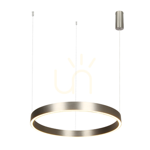 Zambelis 25366 LED-pendellampa, Ø60 cm, borstad nickel, 59 W, 3000 K small 0