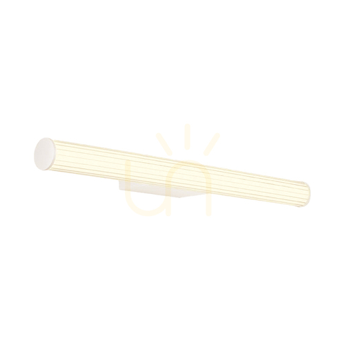 Kontrollera Väggmonterad LED-lampa 12 W 3000 K–4000 K sandvit metall – aluminium – glas IP44 ZAMBELIS