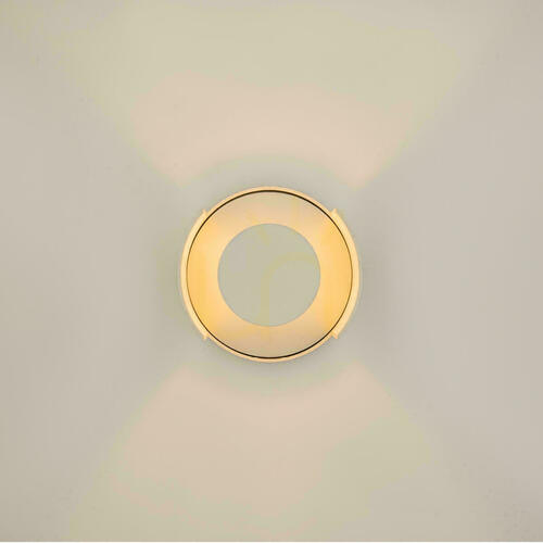 Kontrollera Utvändig vägglampa, 1xG9, max.. 12 W, vit aluminium, IP65, ZAMBELIS