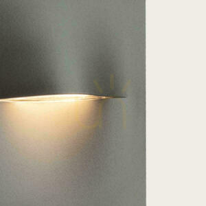 Zambelis E450 trappbelysning utomhus LED 3W 185lm 3000K IP65 grafit 14x14 cm utanpåliggande small 2