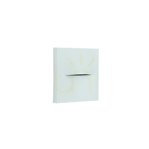 Kontrollera LED-trappbelysning för utomhusbruk, 3 W, 3000 K, vit, aluminium, IP65, ZAMBELIS