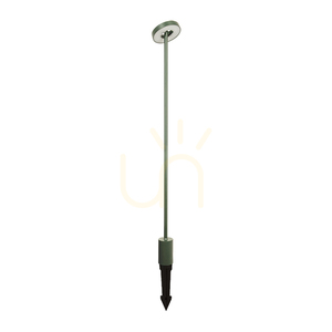 LED-spikbelysning för utomhusbruk, 12 W, 3000 K, med vridbart huvud, grönt aluminium, IP65, ZAMBELIS small 1