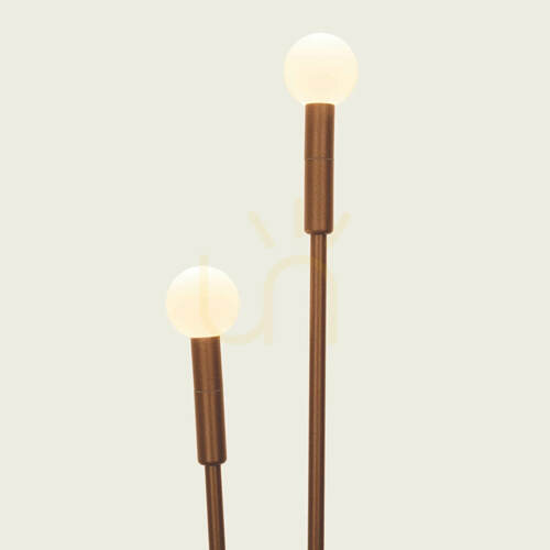 Kontrollera LED-markbelysning för utomhusbruk 1,5 W–24 V 3000 K, brunt aluminium – frostat akryl, IP65, ZAMBELIS