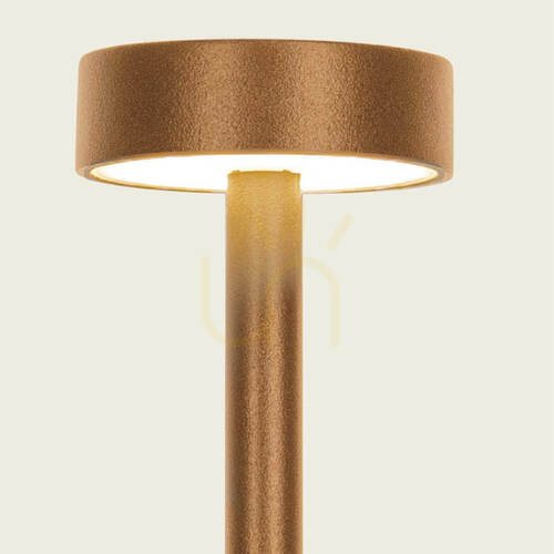 Kontrollera LED-utomhuslampa med spikfäste, 1,5 W–24 V, 3000 K, brun, rostfritt stål, IP65, ZAMBELIS