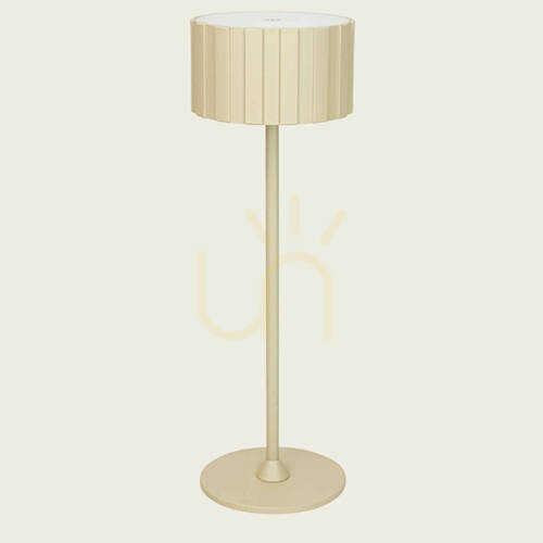 Kontrollera Bärbar utomhusbordslampa, LED 2 W, 2700 K–4000 K–6500 K, sandfärgad, IP44, ZAMBELIS