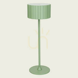 Bärbar utomhusbordslampa, LED 2 W, 2700 K–4000 K–6500 K, sandgrön, IP44, ZAMBELIS small 1